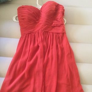 Bill Levkoff Coral Sweetheart Gown